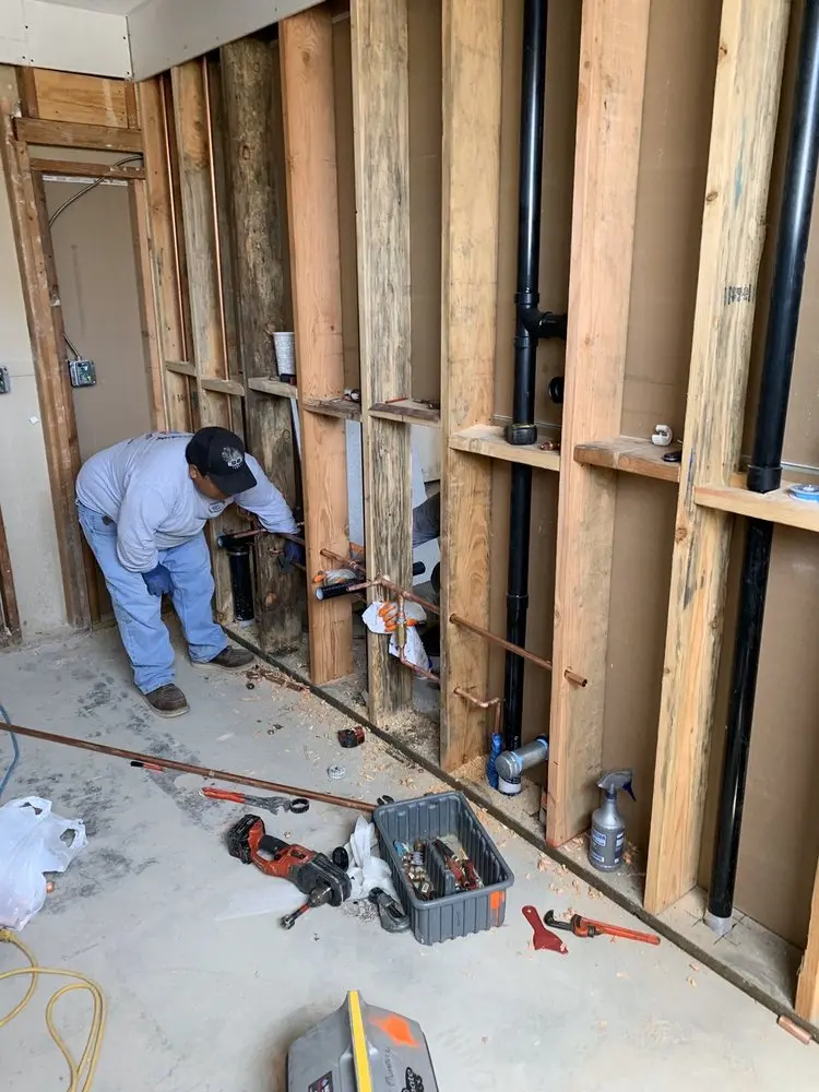 Commercial rough-in plumbing for Gas Line Repair in Milmay
